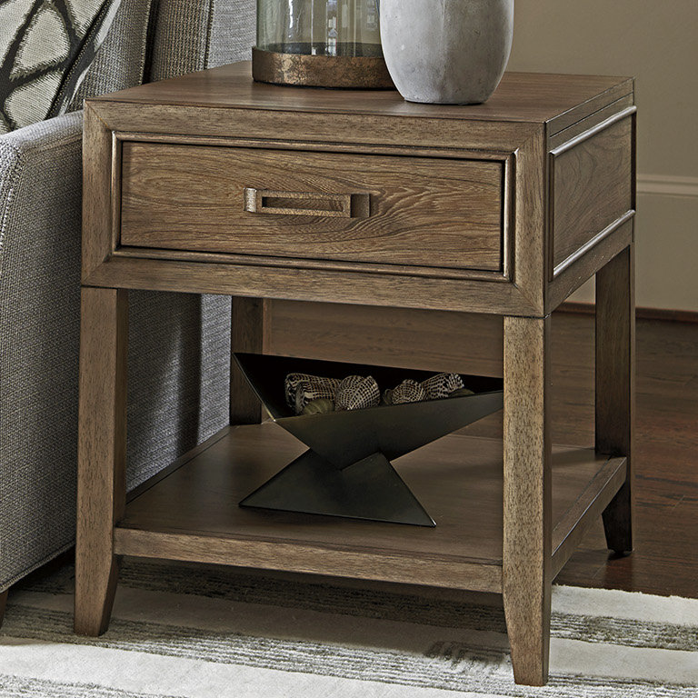 Tommy Bahama Home Cypress Point End Table with Storage